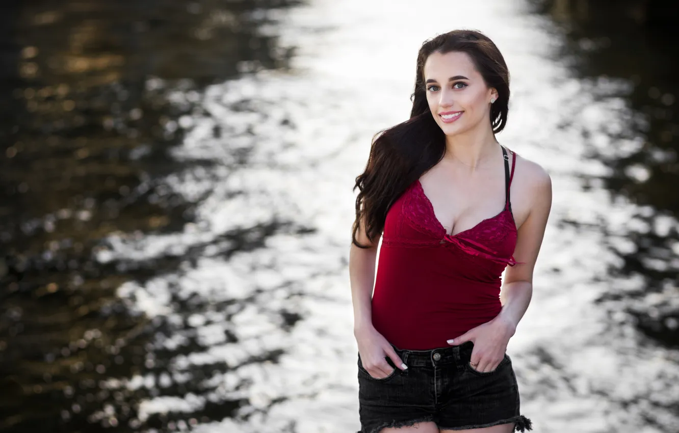 Photo wallpaper summer, look, face, smile