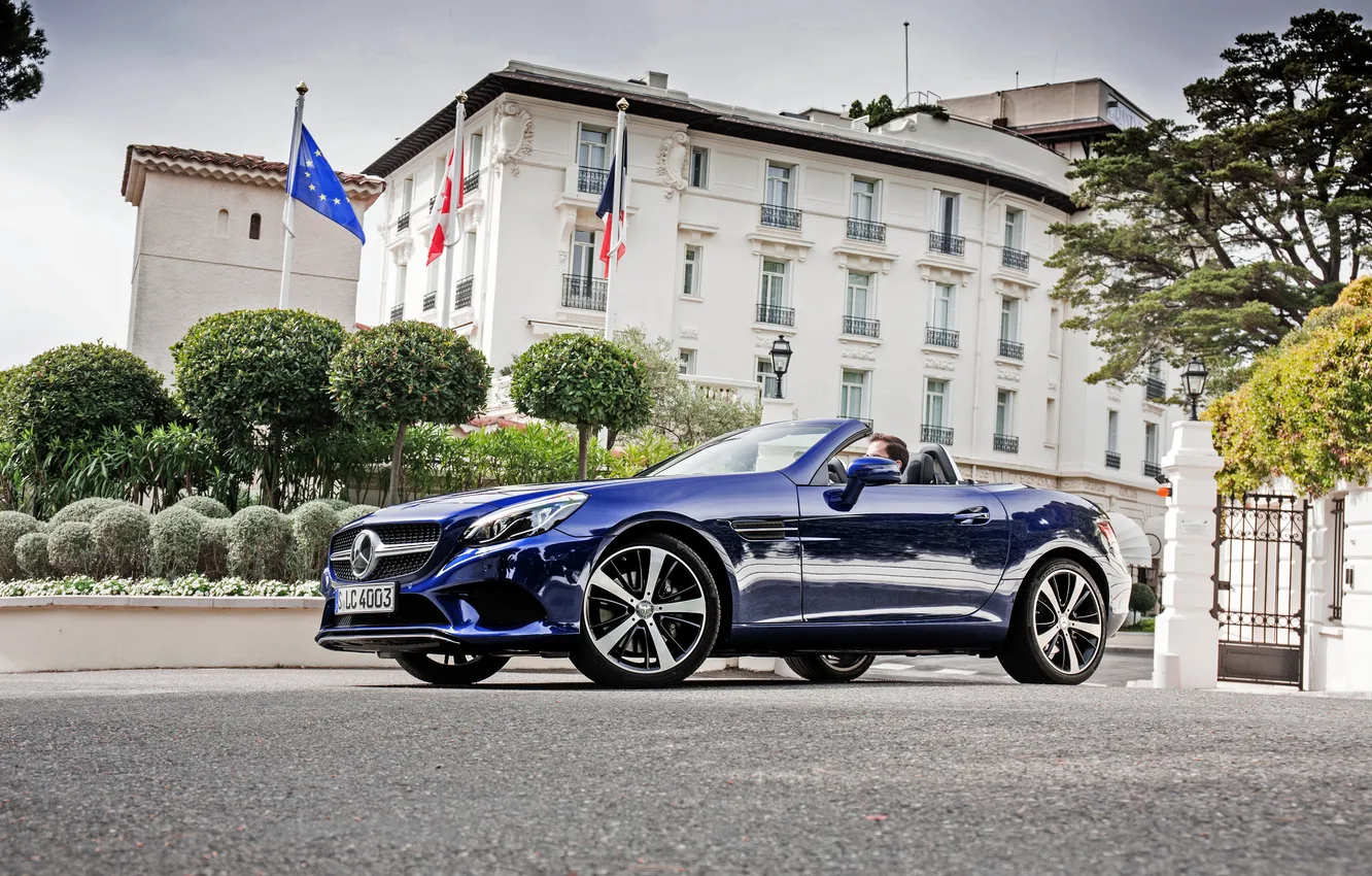 Photo wallpaper Mercedes-Benz, convertible, Mercedes, R172, SLC-Class