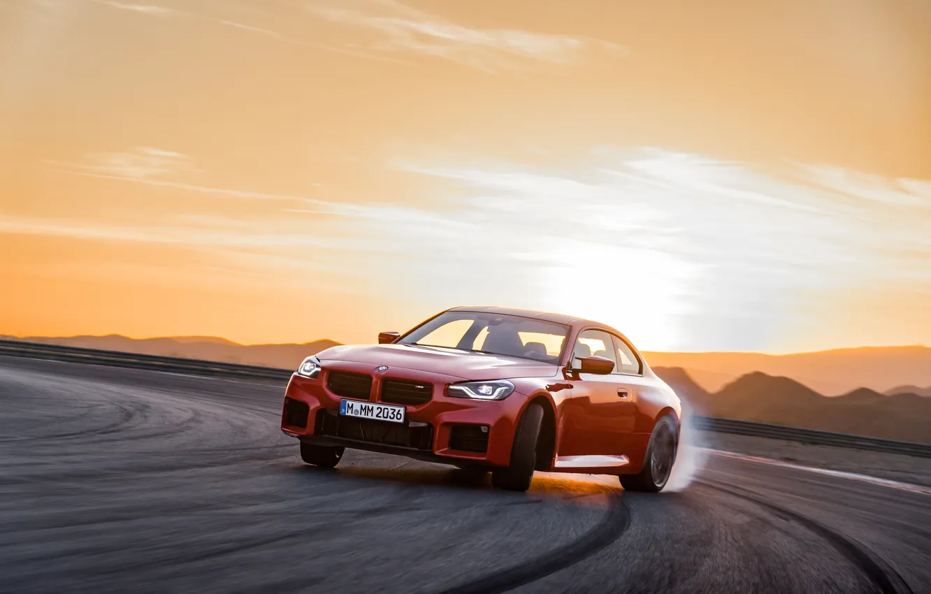 Photo wallpaper car, Drive, M2, BMW M2, G87, 🤢