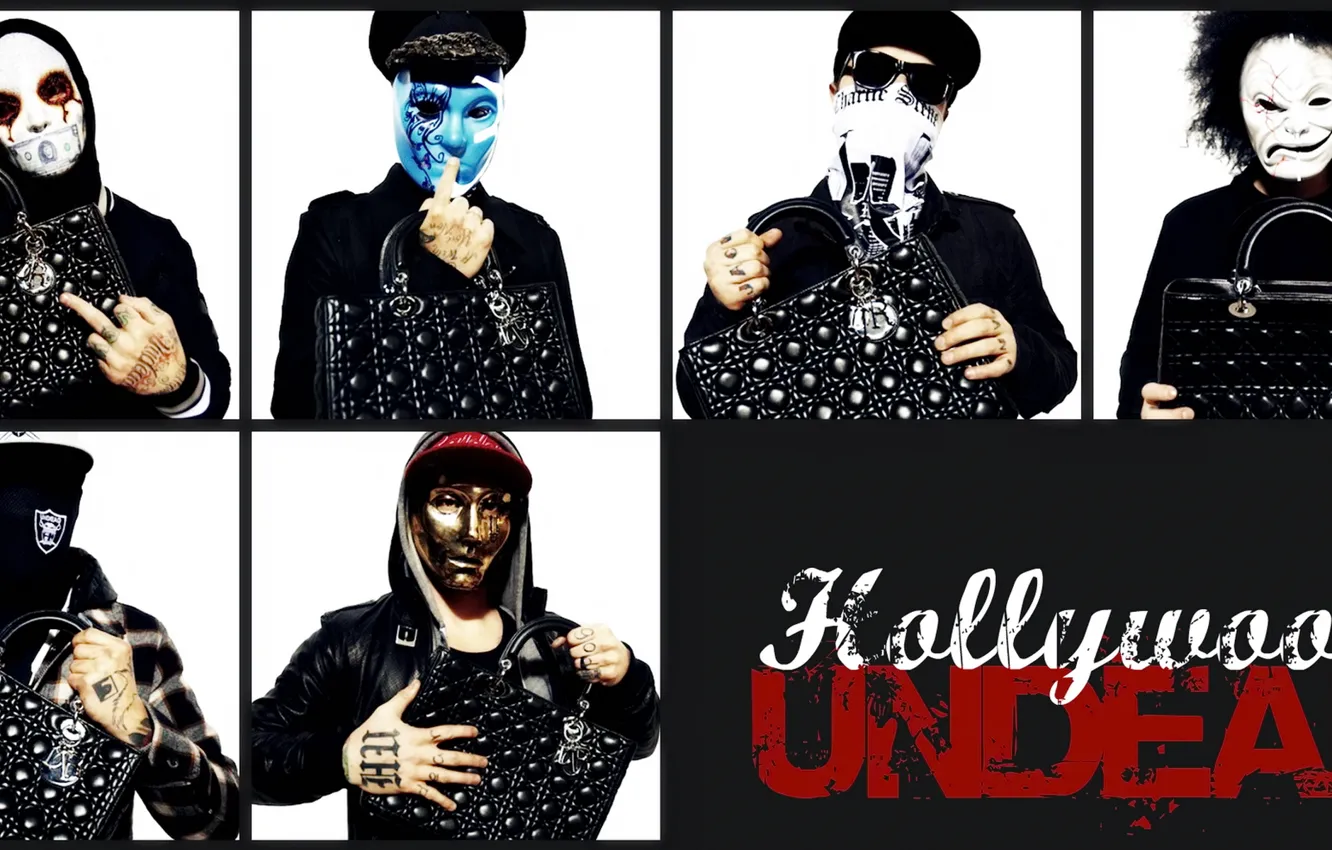 Photo wallpaper Hollywood Undead, Rapcore, Hip-Hop, Alternative Rock, Rap Rock