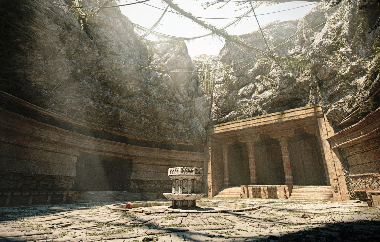 Photo wallpaper stones, stage, Playground, a secret place, Hidden place