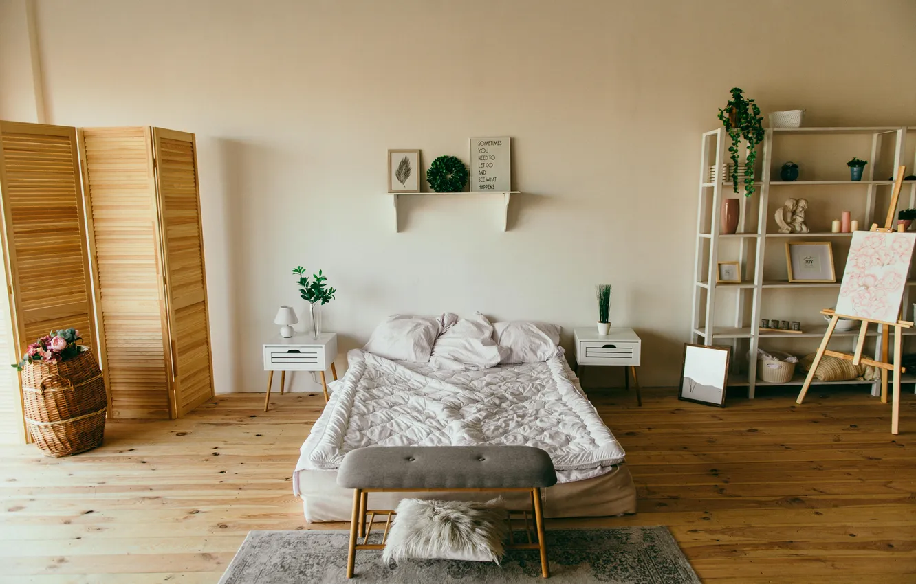 Photo wallpaper design, style, room, interior, bedroom