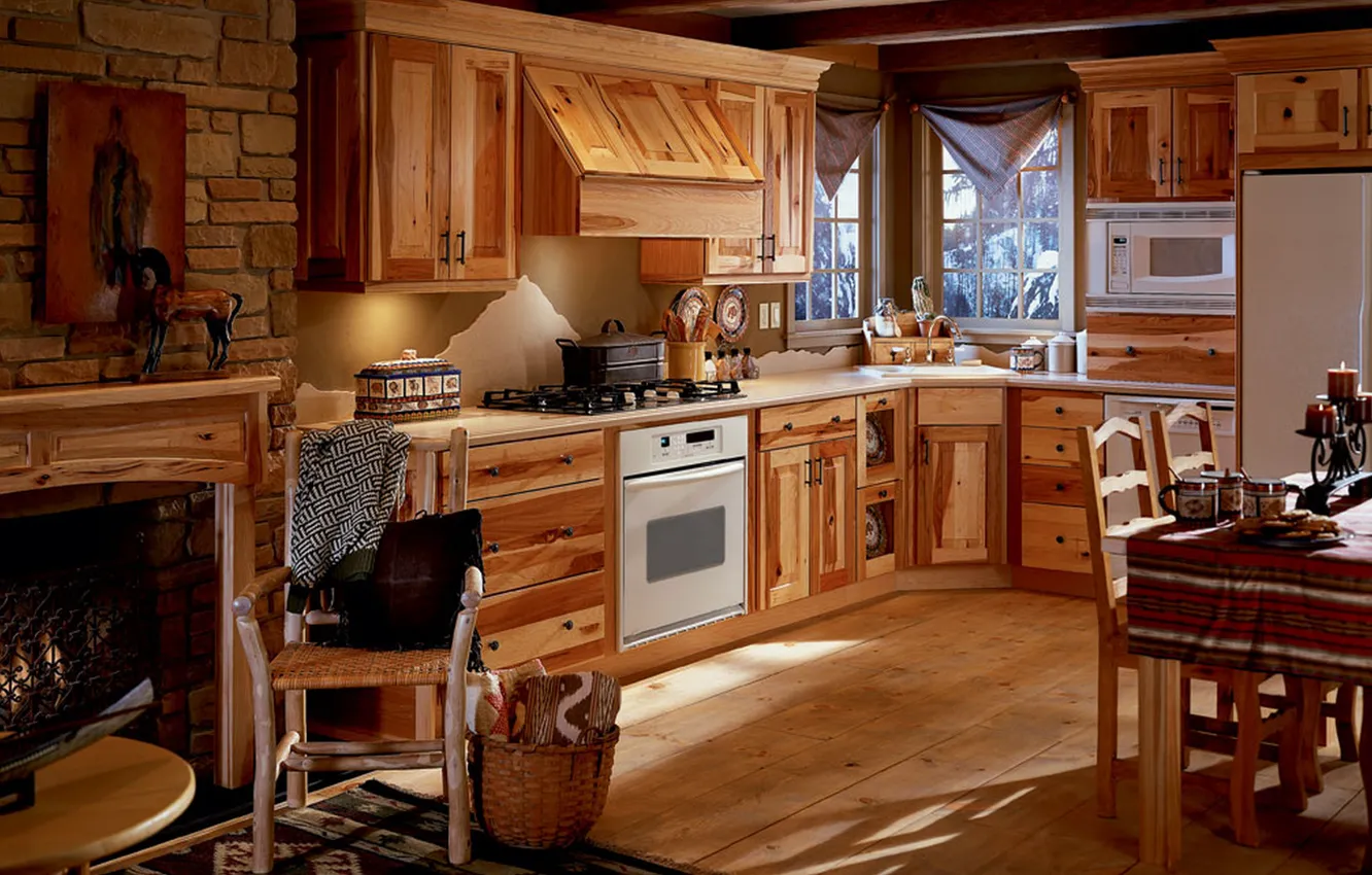 Photo wallpaper design, style, room, interior, kitchen