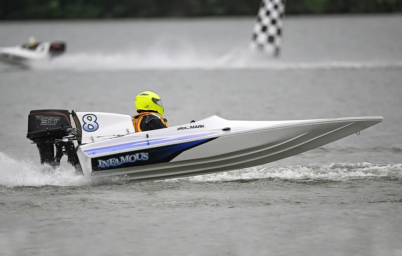 Photo wallpaper speed, boats, races
