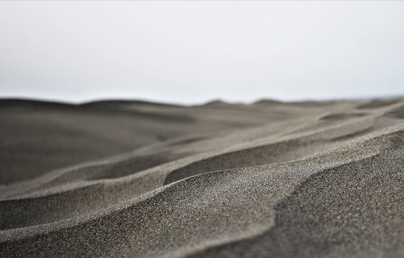 Photo wallpaper sand, the sky, desert