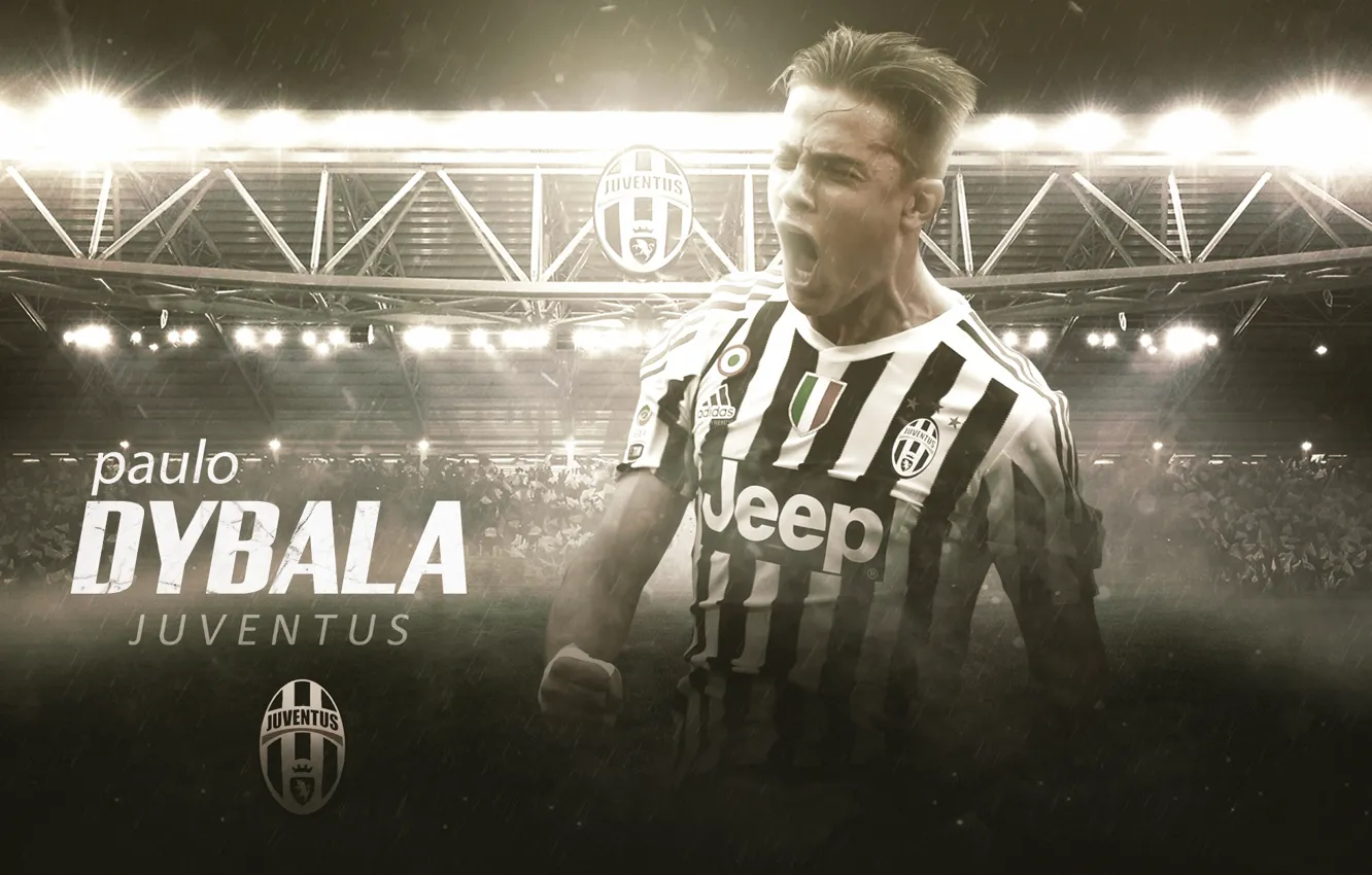 Photo wallpaper wallpaper, stadium, football, player, Sport, Paulo Dybala, Juventus FC, Juventus Stadium