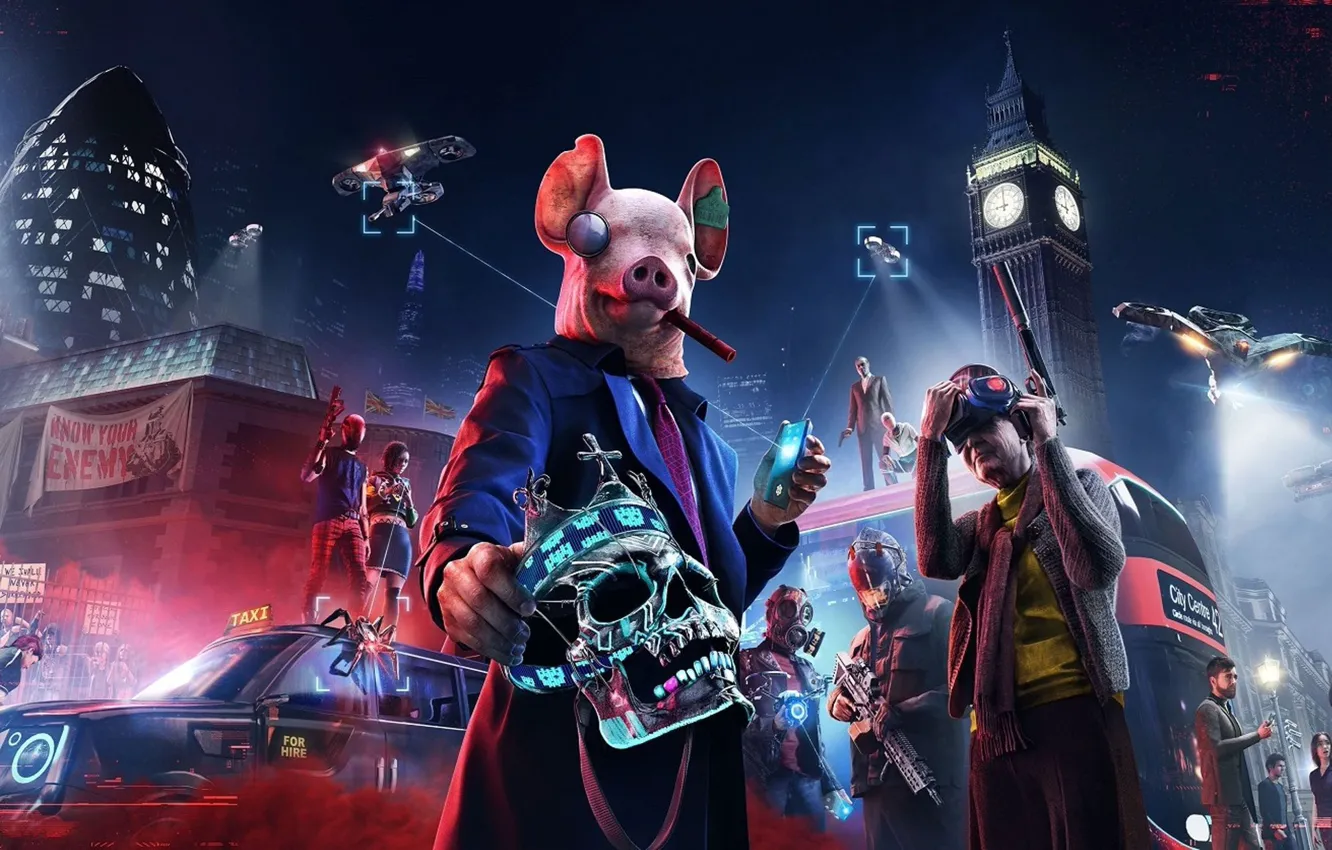 Photo wallpaper Game, Ubisoft Montreal, Watch Dogs Legion