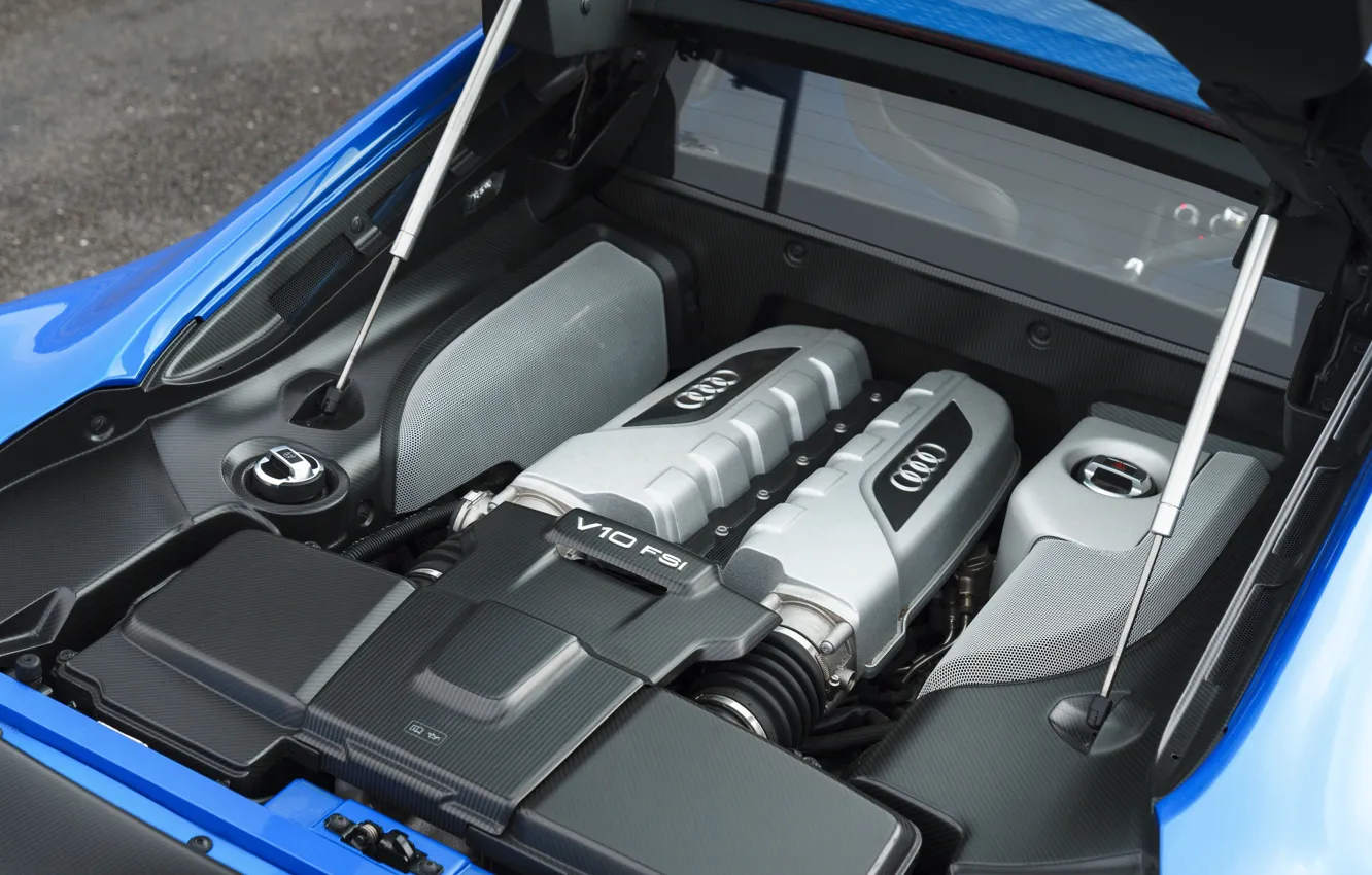 Photo wallpaper Audi, engine, R8, Audi R8 LMX