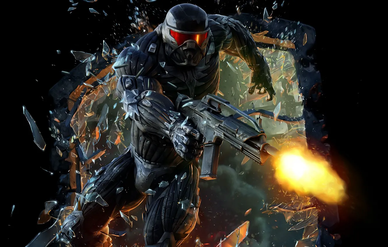 Photo wallpaper Crysis, Crytek, shooter, Electronic Arts