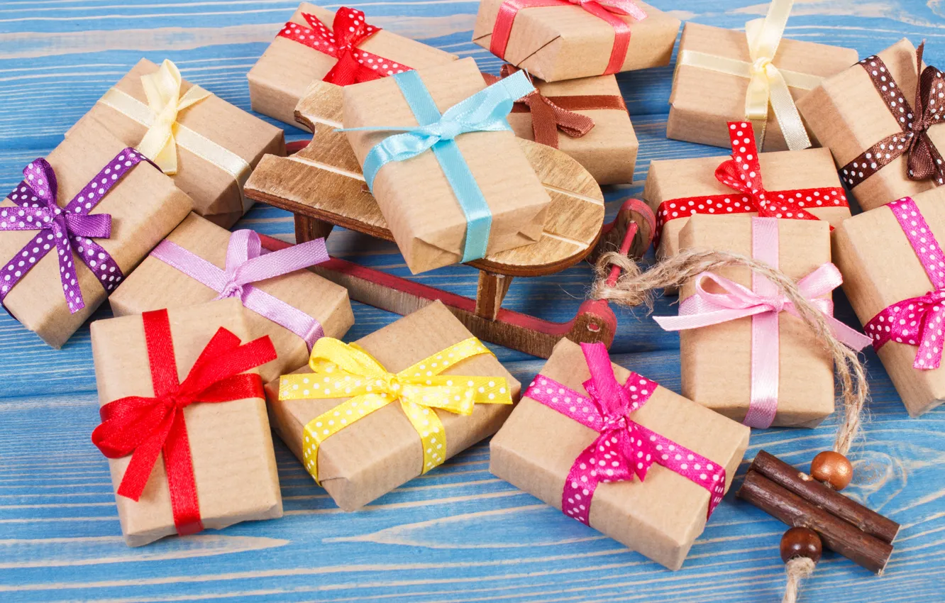 Photo wallpaper gift, tree, new year, Christmas, Christmas, wood, merry christmas, Xmas