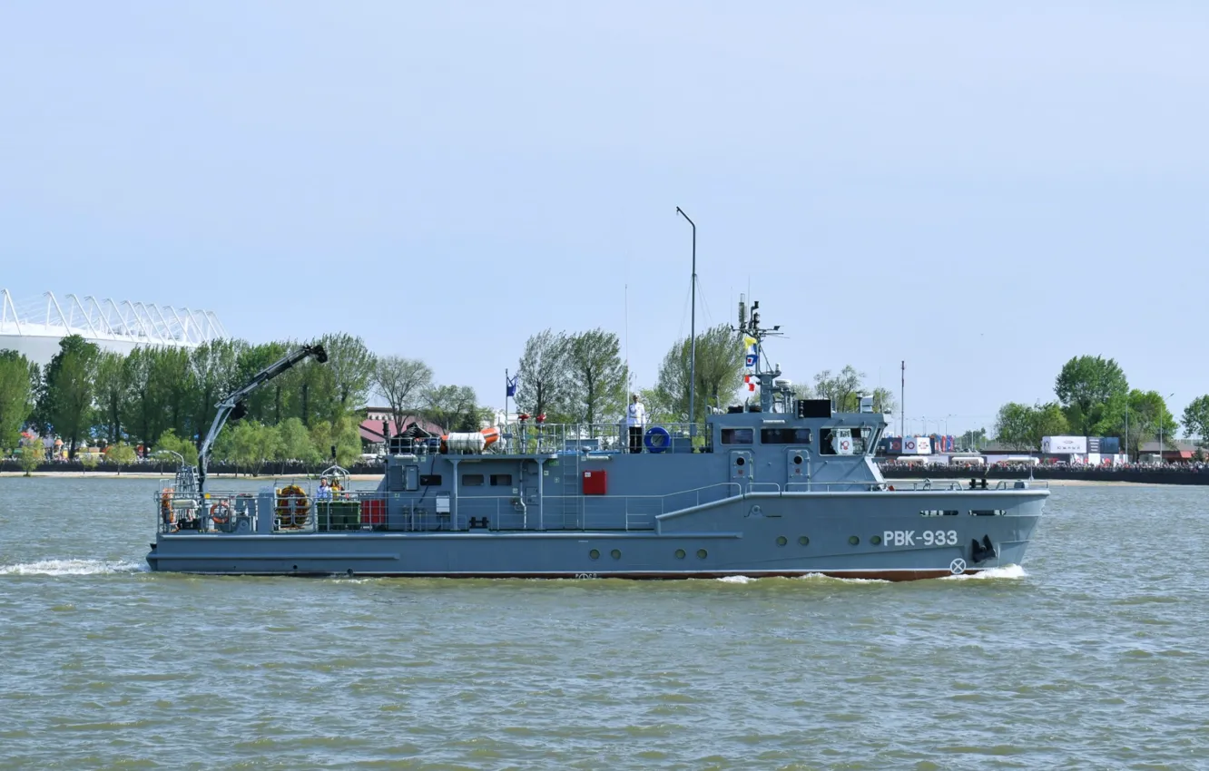 Photo wallpaper boat, On The Go, auxiliary fleet
