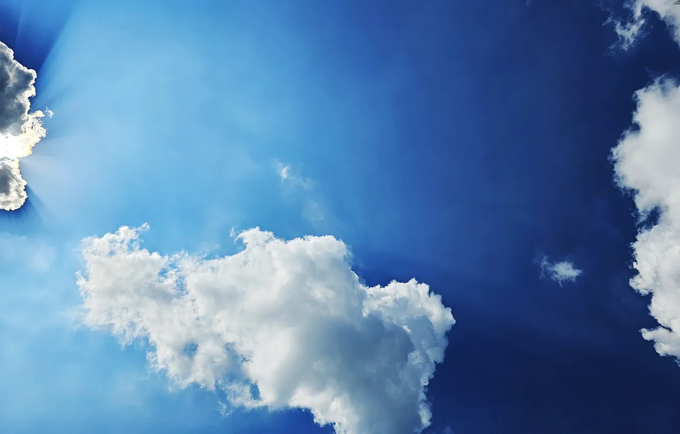 Photo wallpaper sky, blue, cloud, beautiful, view, SUHART