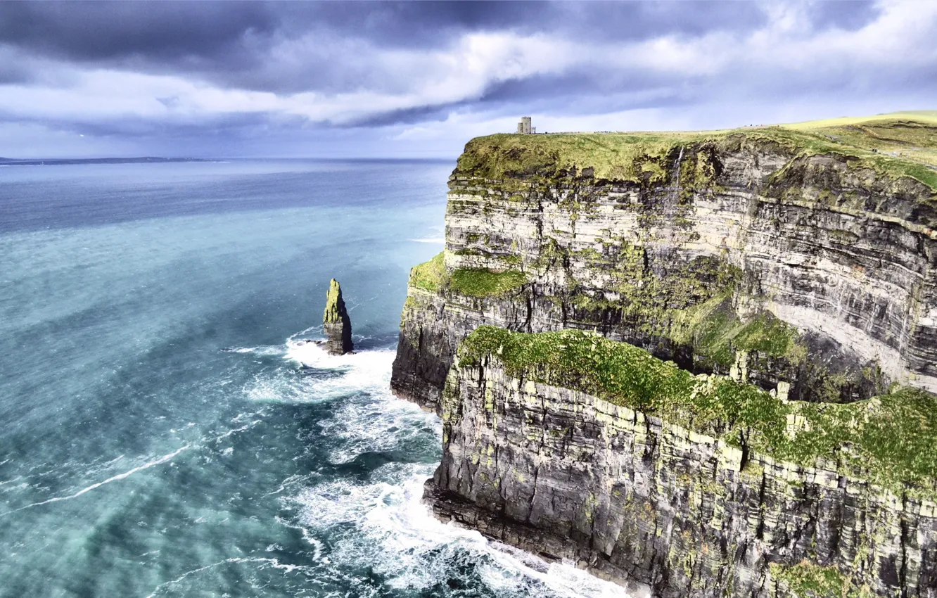 Photo wallpaper nature, the ocean, rocks, Ireland, The Cliffs Of Moher
