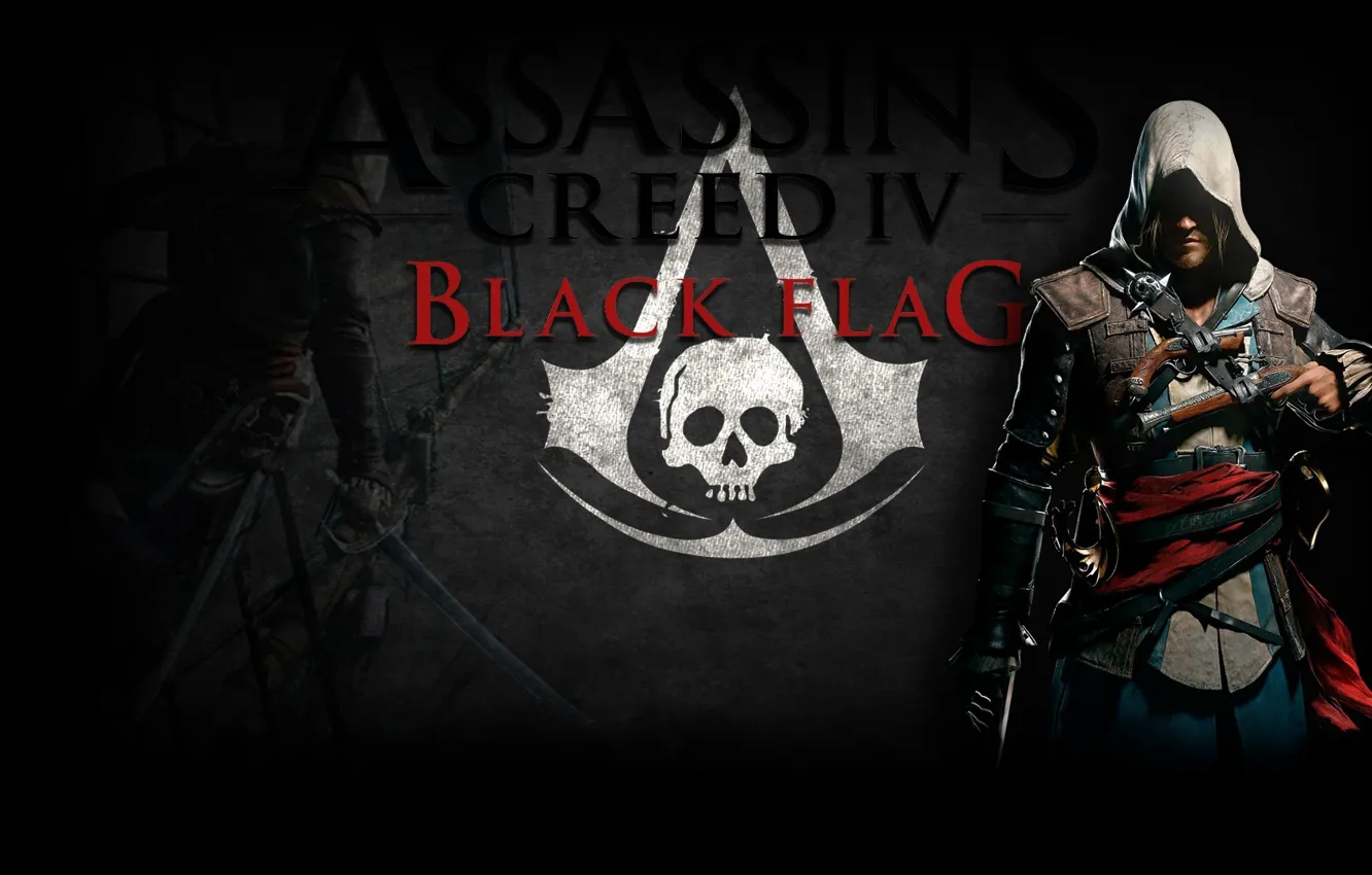 Photo wallpaper sword, Edward, blade, Guns, Assassins creed 4 black flag