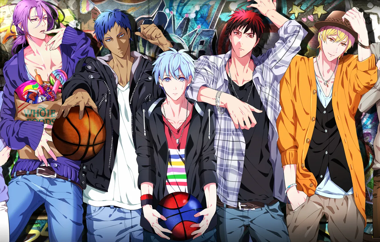 Photo wallpaper smile, mood, tears, guy, art, Kuroko's basketball, Kagami Taiga, kuroko tetsuya
