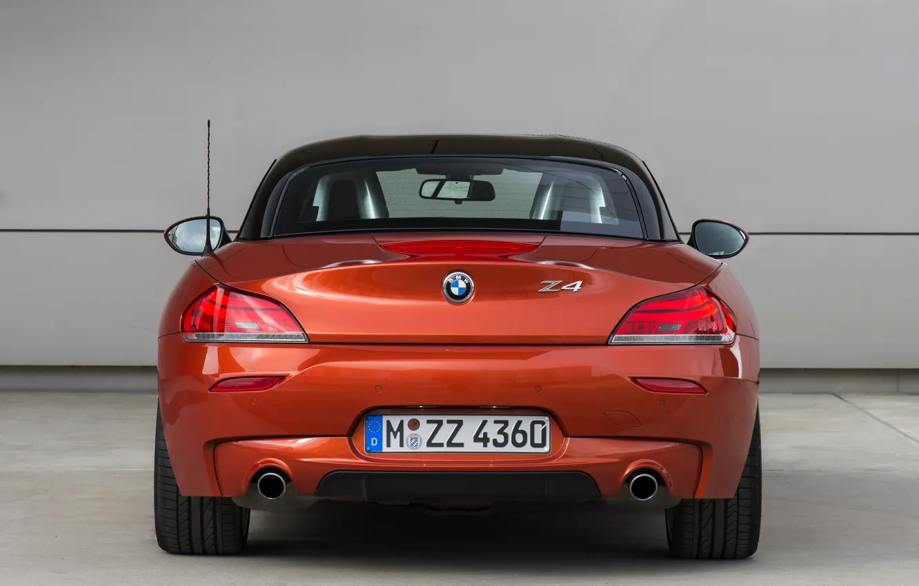 Photo wallpaper BMW, Roadster, rear view, 2013, E89, BMW Z4, Z4, sDrive35is