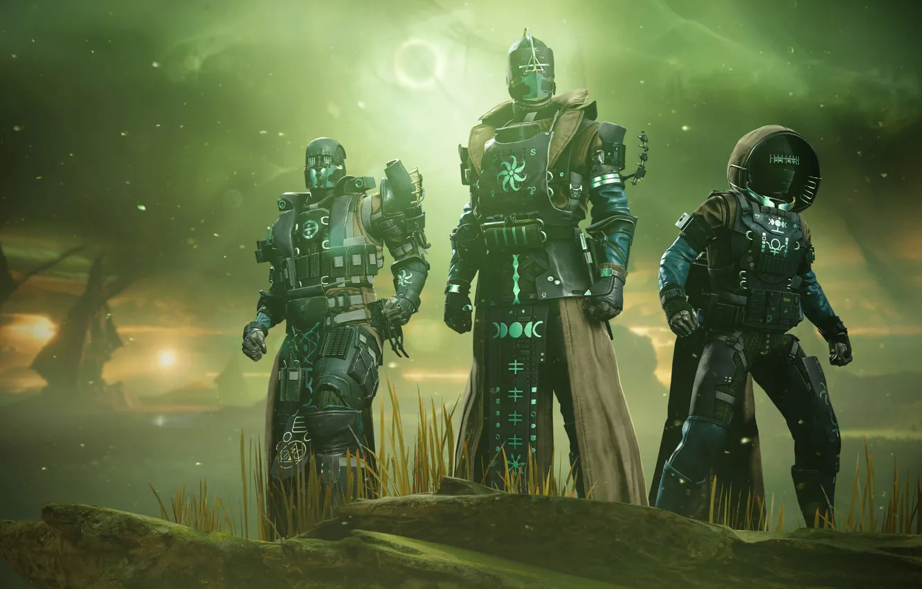 Photo wallpaper Bungie, hunter, The warlock, Titan, Destiny, Destiny 2, The Witch Queen