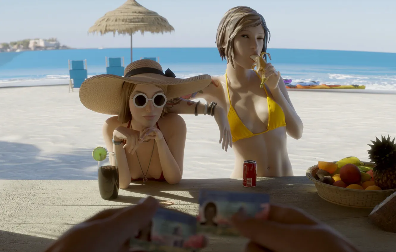 Photo wallpaper summer, Life Is Strange, Chloe Price, Chloe Price, Game Art, Rachel Amber