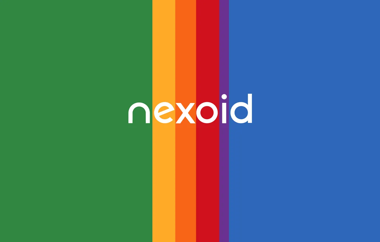 Photo wallpaper rainbow, Software, Nexoid