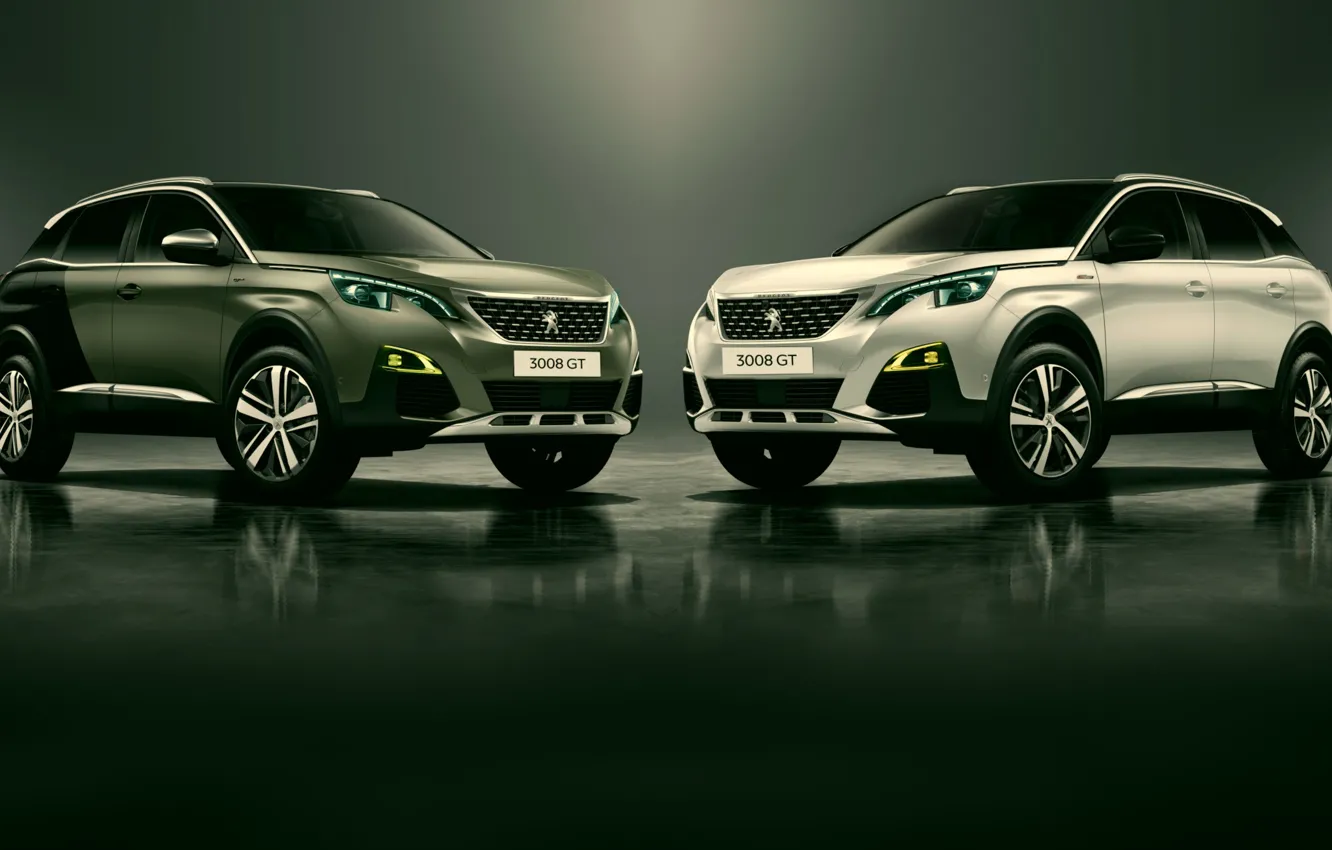Photo wallpaper advertising, Peugeot, saver