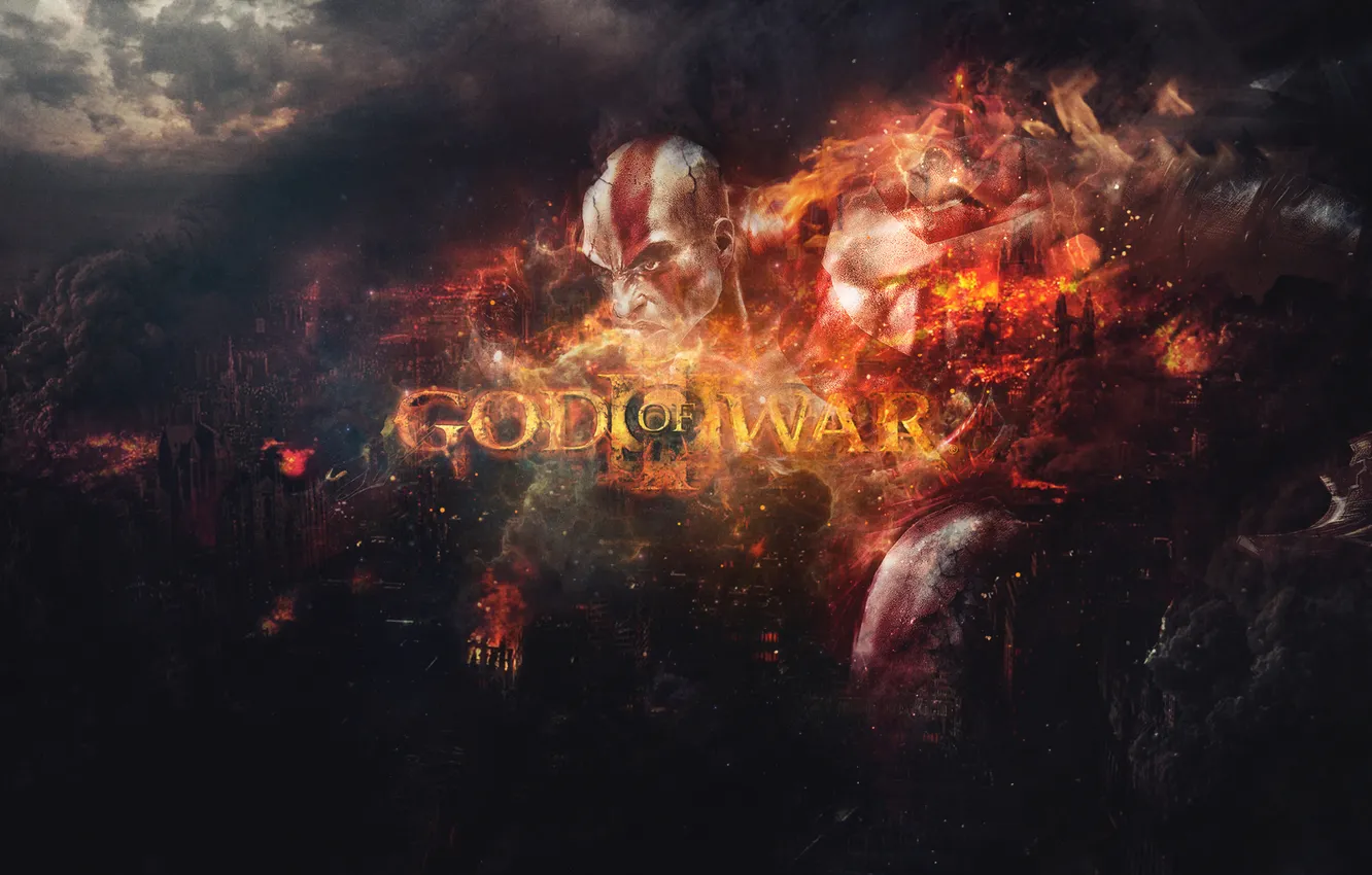 Photo wallpaper kratos, god of war 3, ps3, god of war ascension