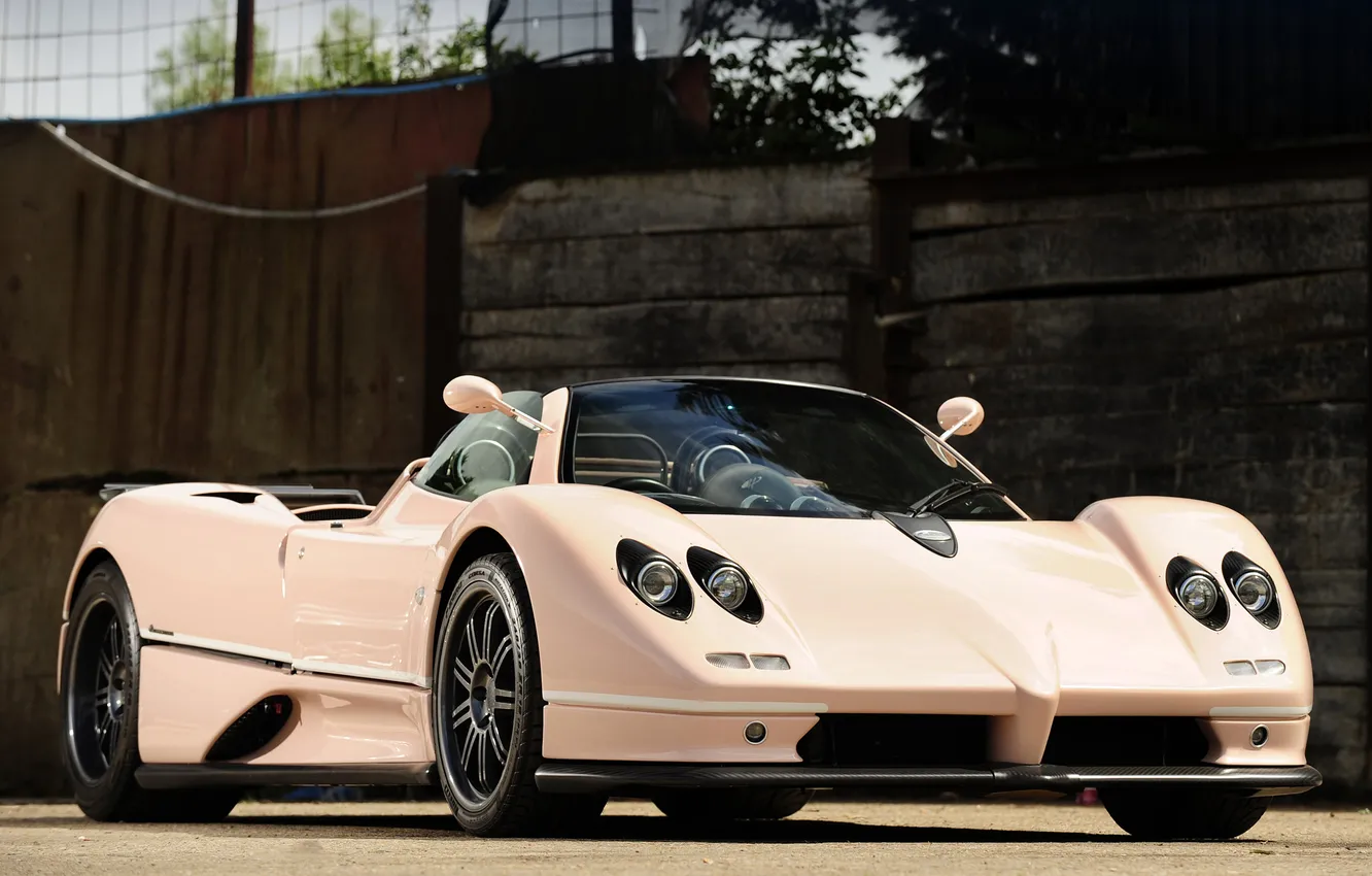 Photo wallpaper exclusive, The Italian supercar, Pagani Zonda C12