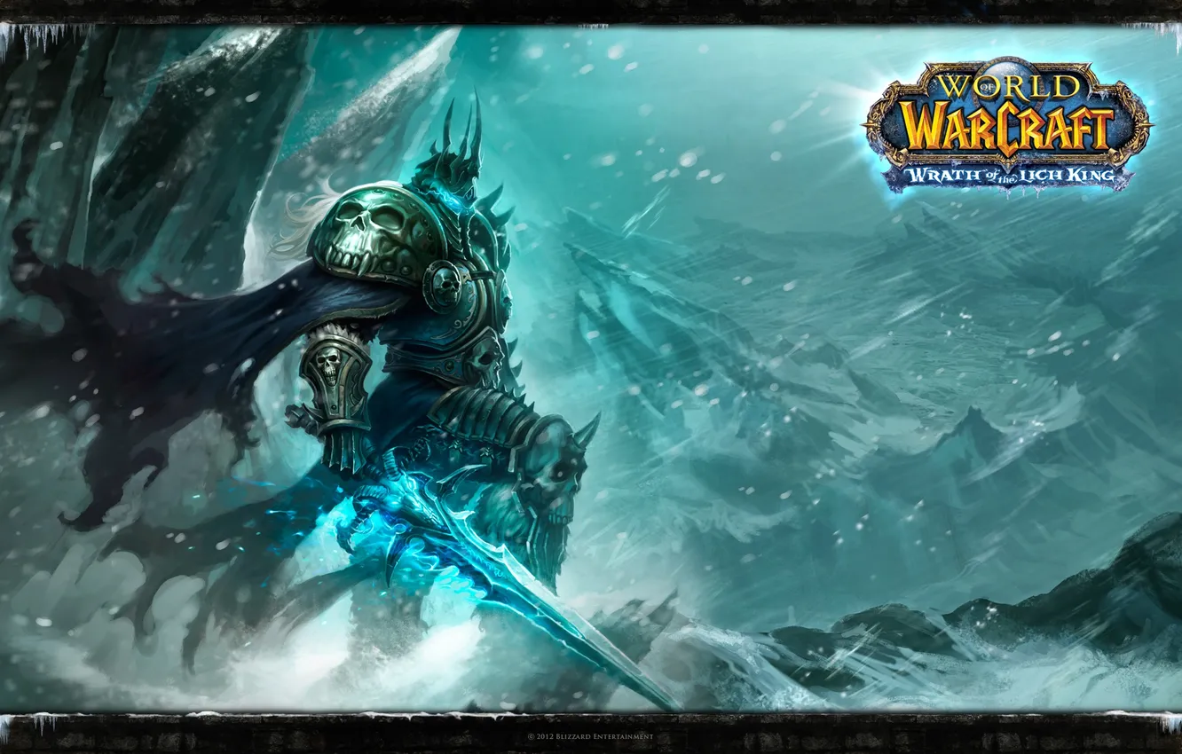 Photo wallpaper Lich King, death knight, Arthas Menethil, World Of Warcraft Wrath Of The Lich King