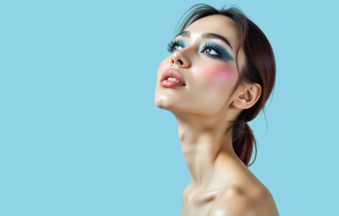 Photo wallpaper girl, hot, sexy, fashion, eyes, smile, beautiful, figure