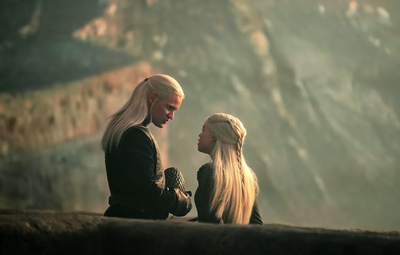 Photo wallpaper Game of Thrones, Daemon, hotd, Milly Alcock, House of the Dragon, Rhaenyra