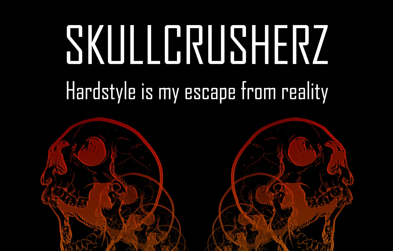 Photo wallpaper Music, Skull, Sake, Hardstyle, SkullCrusherZ