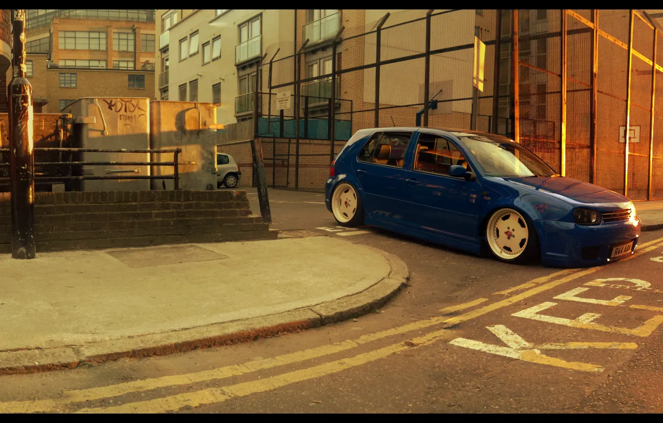 Photo wallpaper stance, Golf IV, DubVW