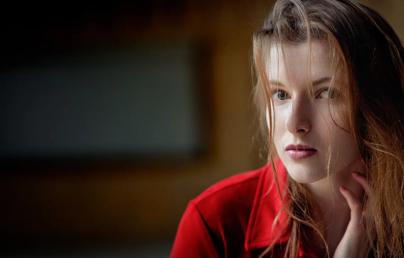 Photo wallpaper girl, portrait, Alexey Voltov