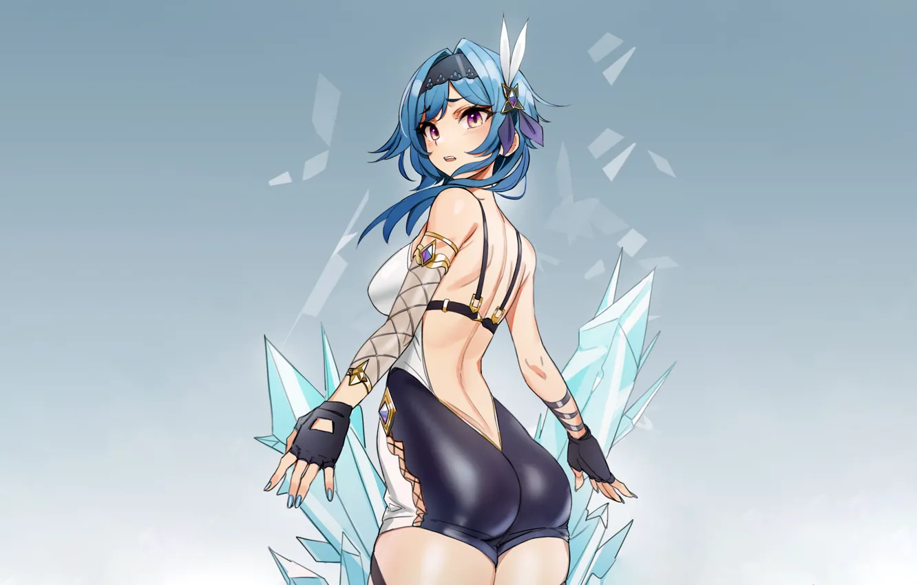 Photo wallpaper girl, sexy, ass, long hair, boobs, anime, beautiful, pretty