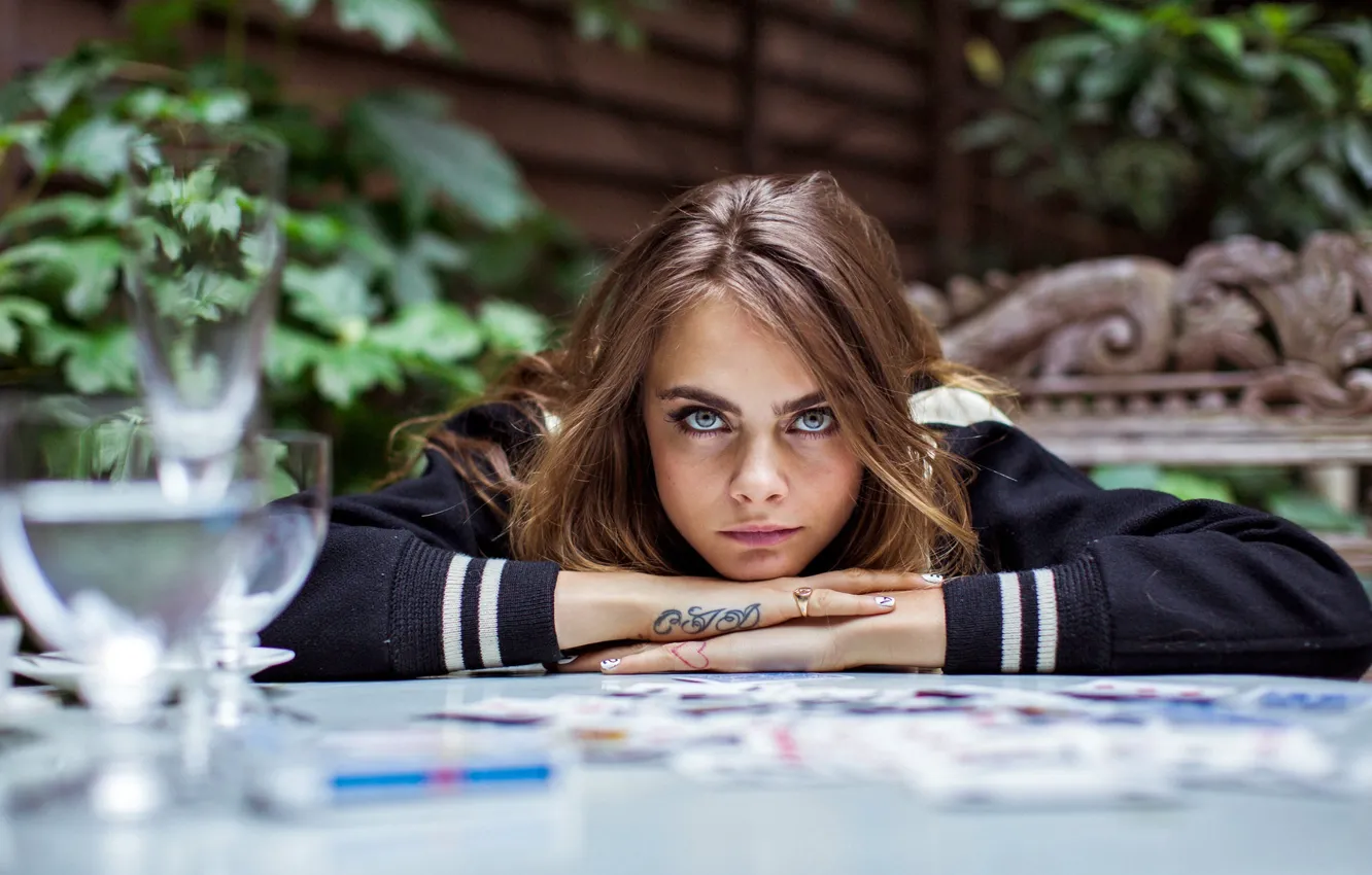 Photo wallpaper girl, model, girl, Cara Delevingne, Photoshoot, Magazine, 2015, Cara Delevingne