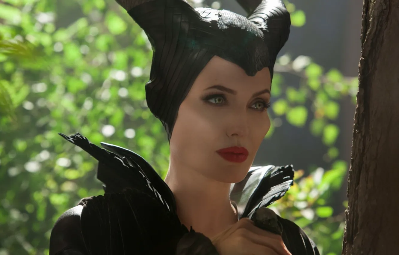Photo wallpaper Angelina Jolie, movie, Maleficent