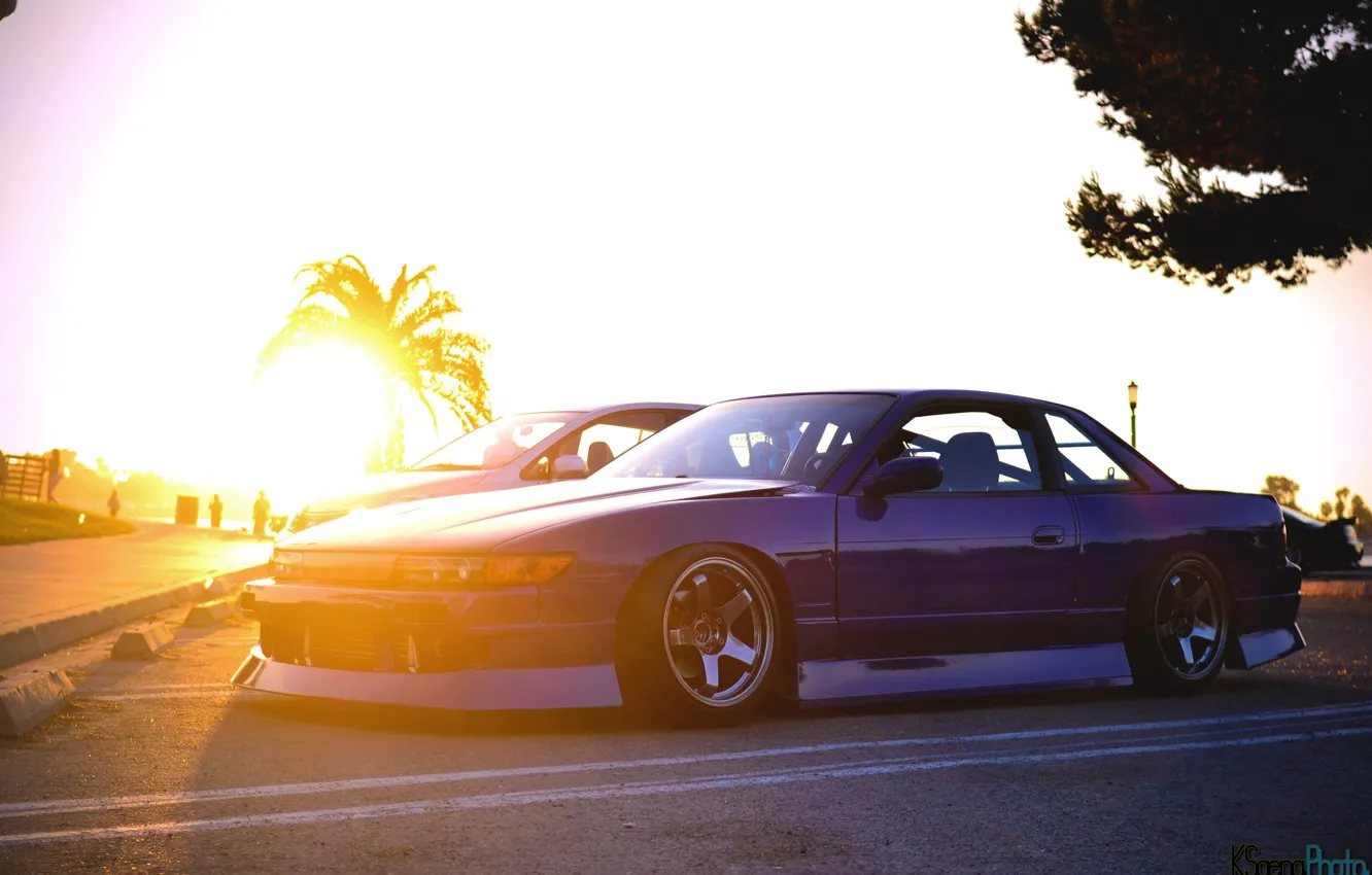 Photo wallpaper Nissan, silvia, s13