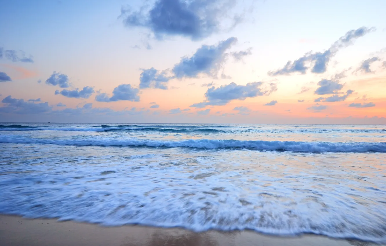 Photo wallpaper sand, sea, wave, beach, summer, the sky, shore, summer