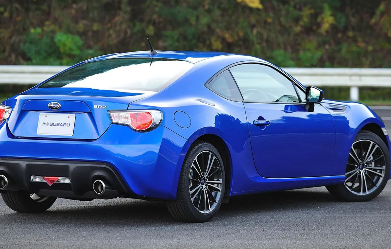 Photo wallpaper blue, Subaru, Classic, BRZ