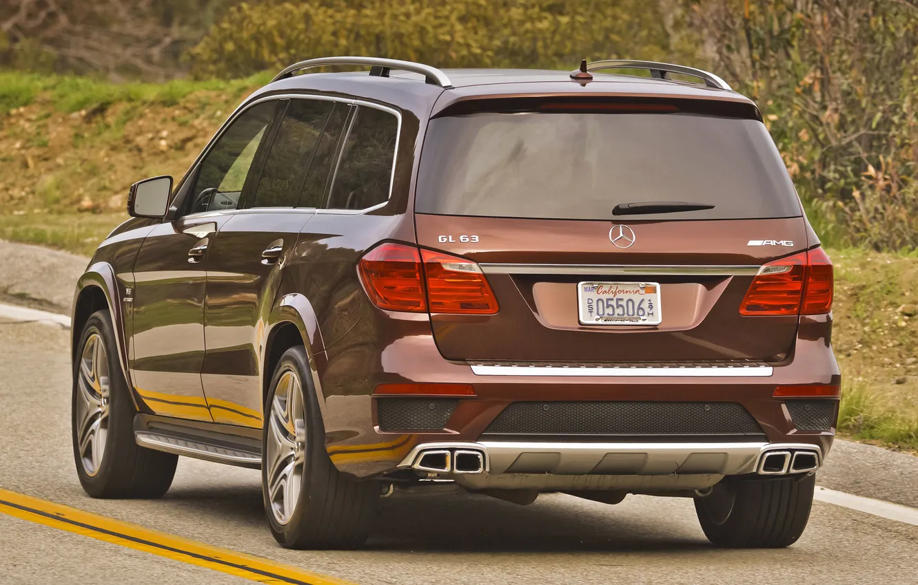 Photo wallpaper Wallpaper, Mercedes-Benz, ass, car, AMG, GL 63