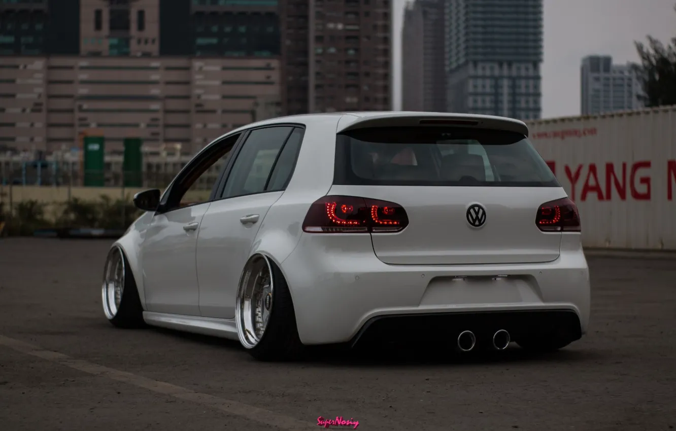 Wallpaper volkswagen, white, tuning, bbs, low, stance, dropped, vag ...