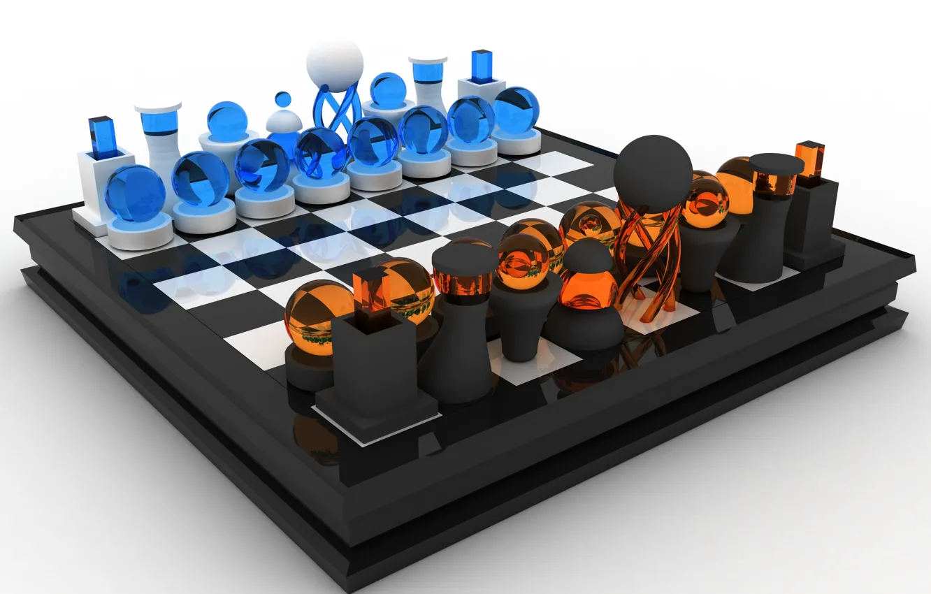 Photo wallpaper chess, good, Best