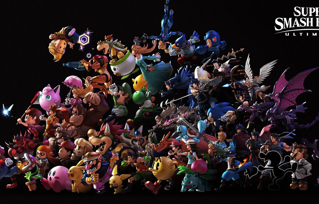 Photo wallpaper the game, characters, Super Smash Bros, Super Smash Bros Ultimate