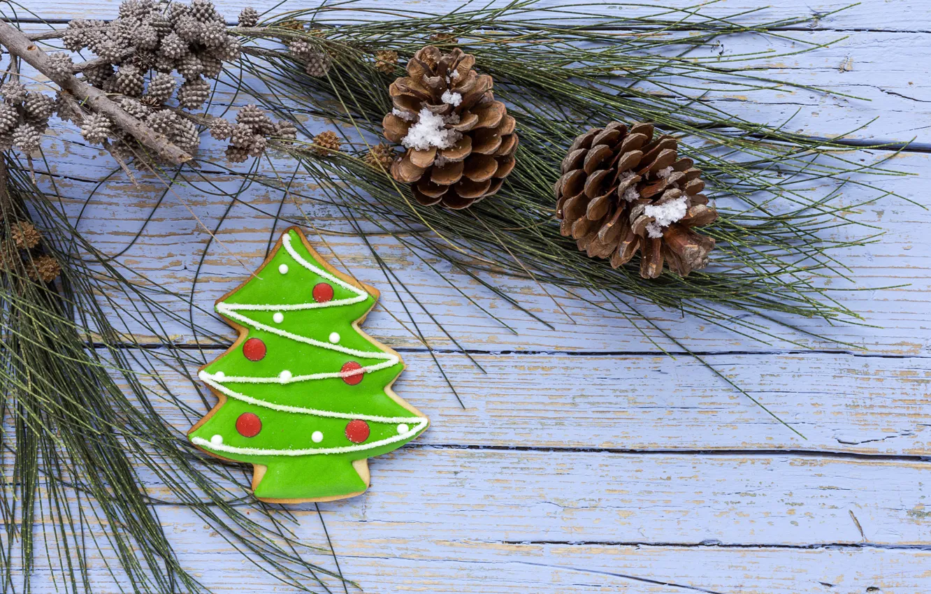 Photo wallpaper decoration, New Year, Christmas, Christmas, wood, New Year, decoration, xmas