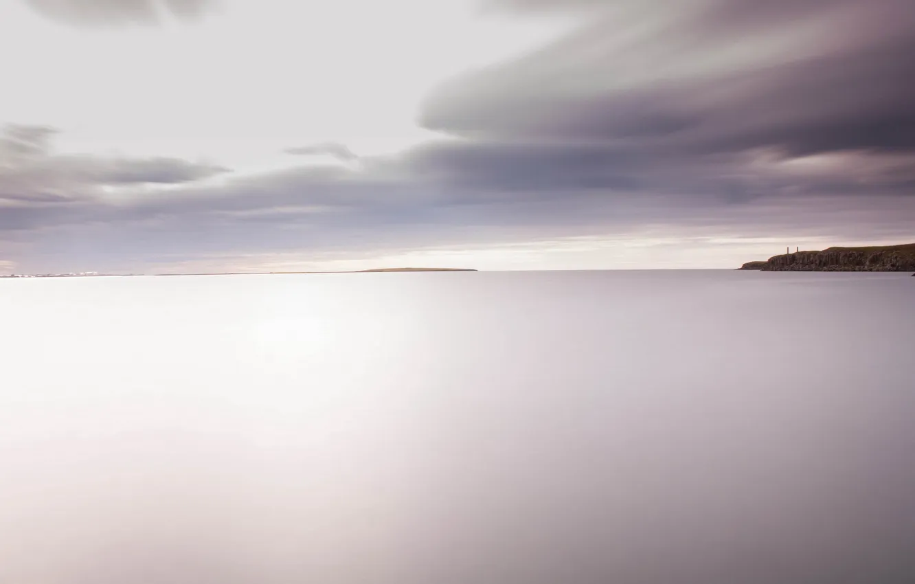 Photo wallpaper sea, the sky, landscape, nature