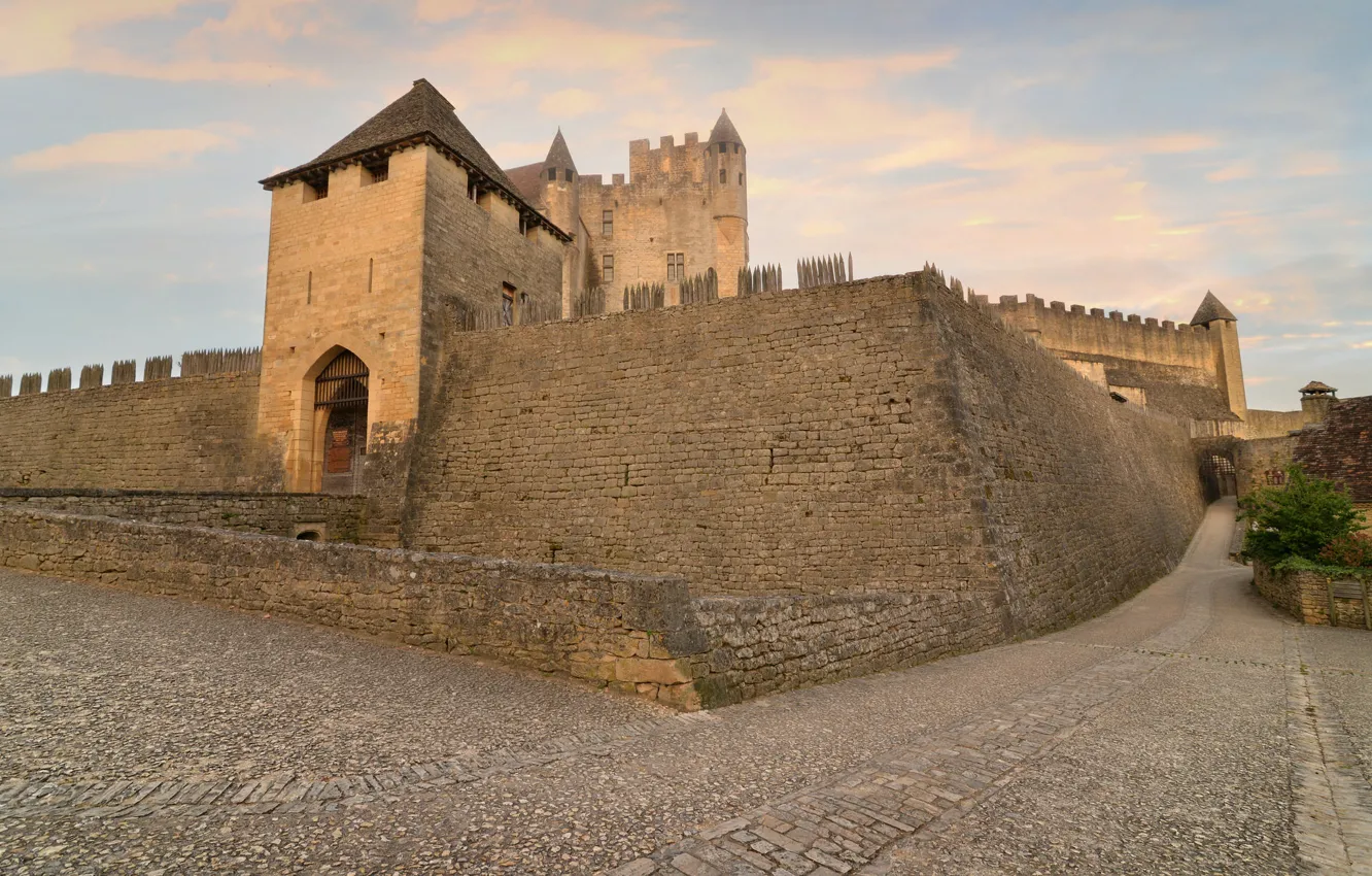 Photo wallpaper castle, France, Beynac-et-Cazenac