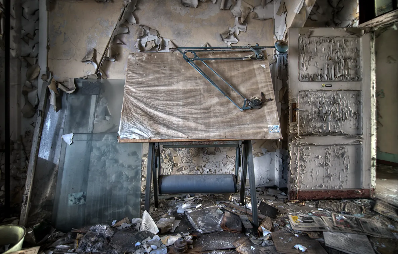 Photo wallpaper office, workplace, Bureau