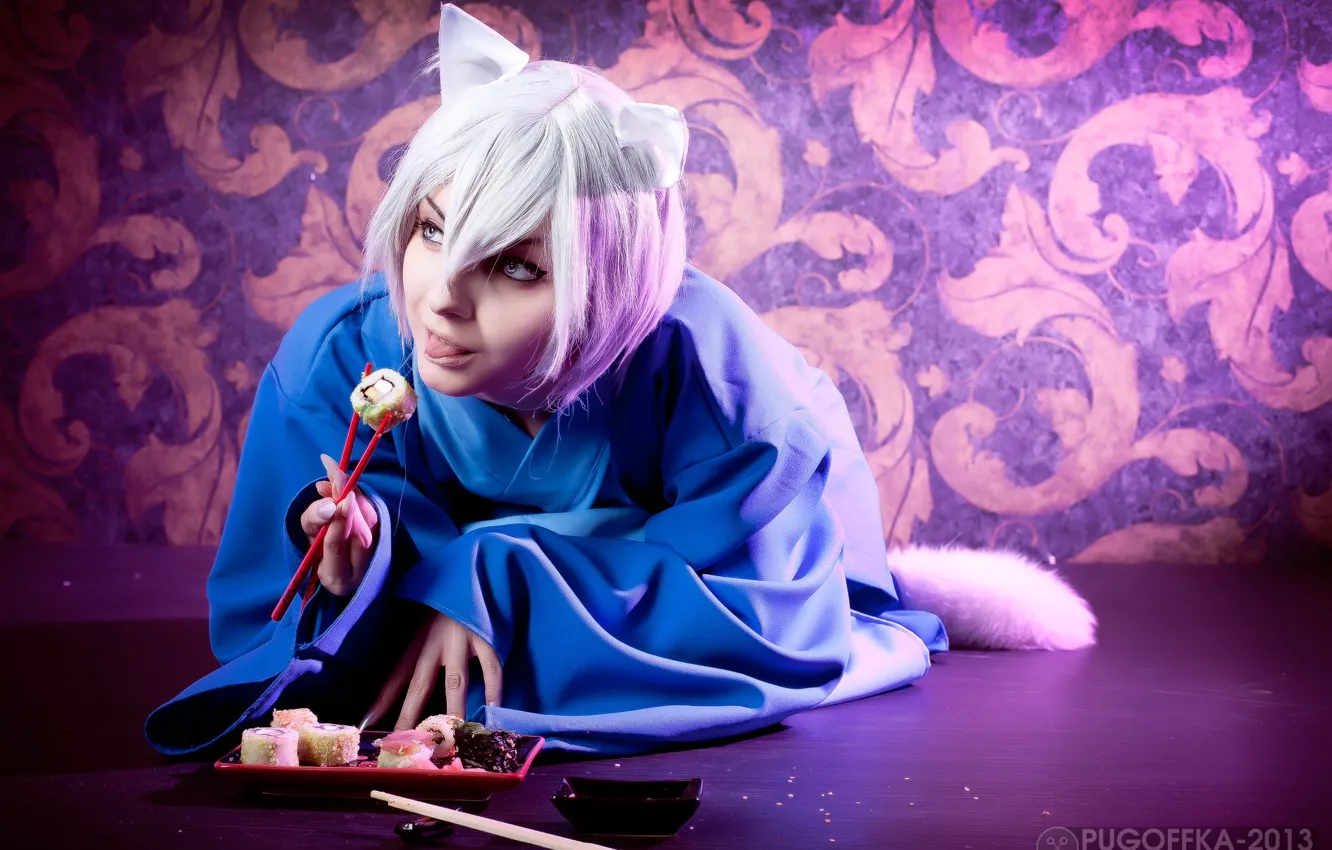 Photo wallpaper cosplay, Kamisaa The Hajimemashita, Very nice God, rolls, Tomoya