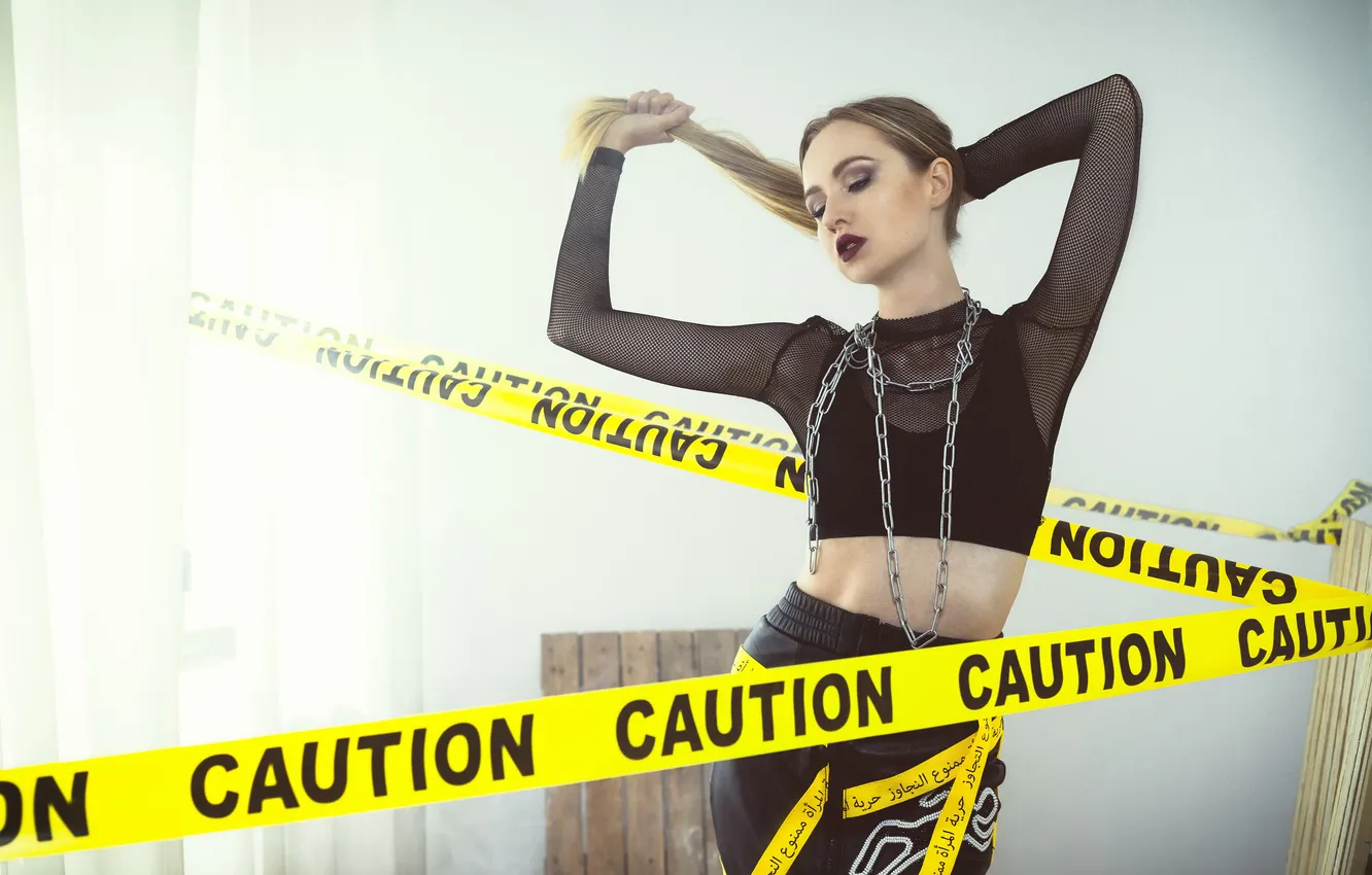 Photo wallpaper girl, pose, Xenia