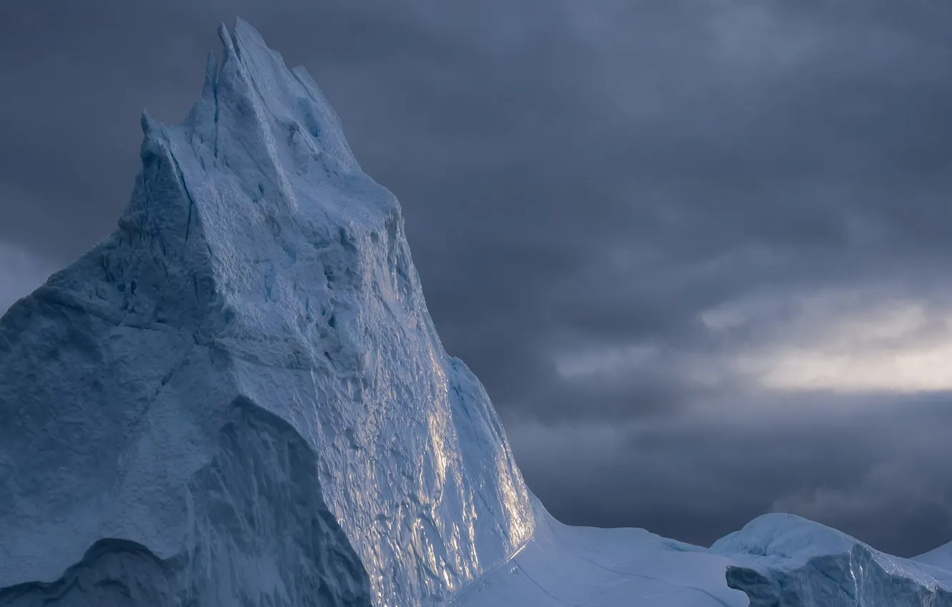 Photo wallpaper ice, Greenland, permafrost, Mike Reifman