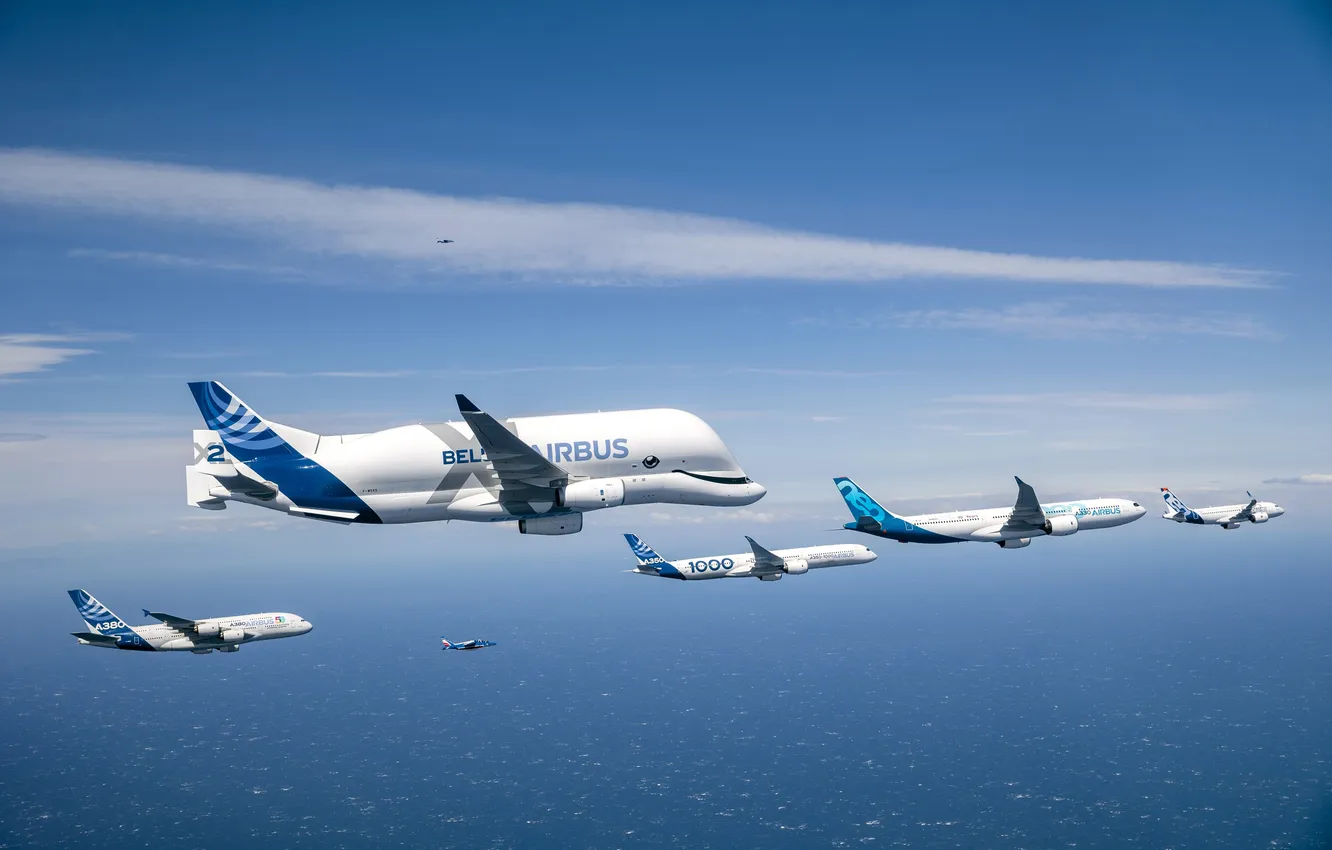 Wallpaper Airbus A380, Airbus Beluga, Airbus A350, Airbus A330 for ...